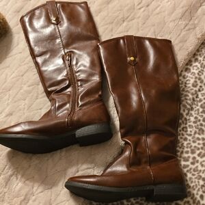 Brown Leather Women's Boots Size 8.5